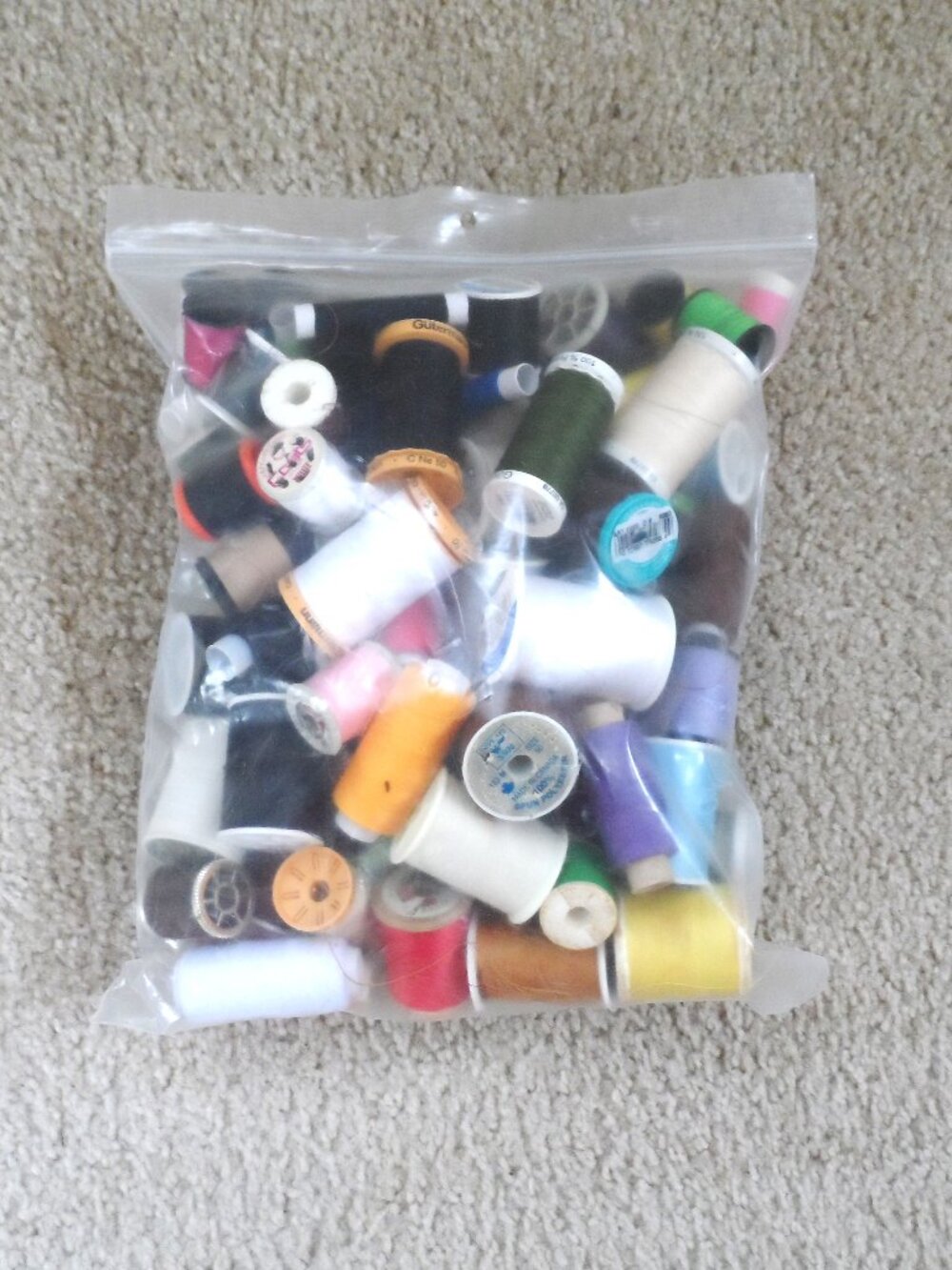 Sewing Thread Lot Mixed Brands/Colors
